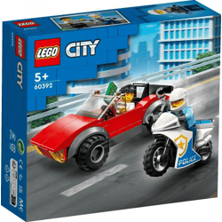 LEGO® 60392 - City Verfolgungsjagd mit dem Polizeimotorrad (59 Teile)