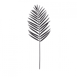 Light & Living künstliche Palme metallic schwarz 88 cm