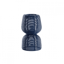 Light & Living theelichthouder Aroha blauw 20 cm