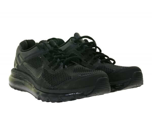 NIKE Air Max 2013 Kinder Sneaker M&auml;dchen und Jungen Turnschuhe mit Air-D&auml;mpfung 555426-010 Schwarz