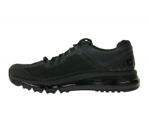 NIKE Air Max 2013 Kinder Sneaker M&auml;dchen und Jungen Turnschuhe mit Air-D&auml;mpfung 555426-010 Schwarz