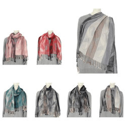 Pashmina Schal Cashew 6/s