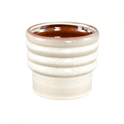 PTMD Melisa S Flower Pot, Cream, 12 cm