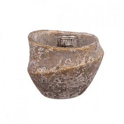 PTMD Blumentopf Rishell XS, bronzefarben, 10 cm