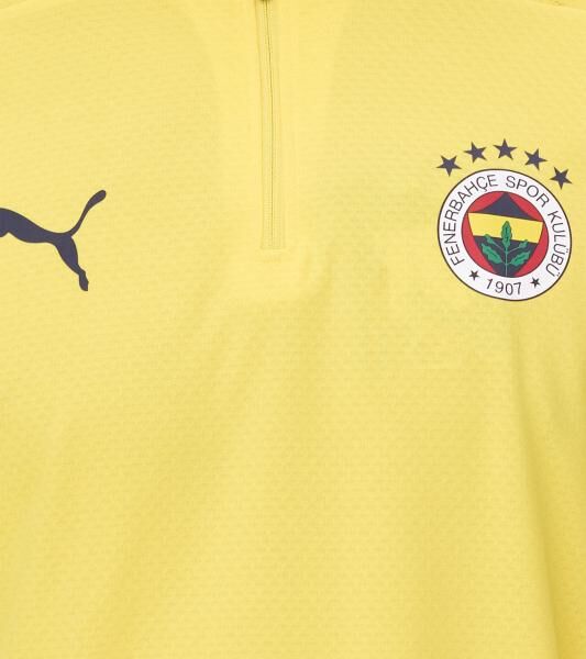 PUMA Fenerbahce Istanbul 1/4 Zip Top Herren Trainings-Shirt Sport-Shirt mit DryCell 778123 11 Gelb