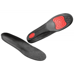 SoleFoot Einlegesohlen ideal für Arbeitsschuhe Einlagen Hi-Performance Schuheinlage Work Black Deluxe Edition Schwarz/Rot