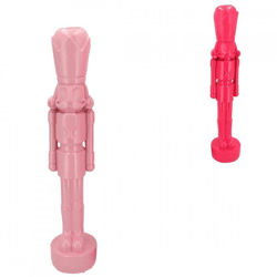 Statue Nussknacker fuchsia/rosa 36 cm 2 Stück sortiert