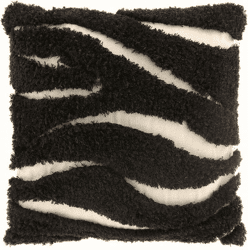 Unique Living Kissen „Marina“, schwarz, 45 x 45 cm