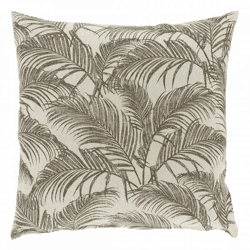 Unique Living kussen Roeli taupe 45 x 45 cm