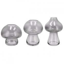 Vase Nova black 20 cm 3 assorted