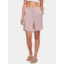 bequeme Urban Classics Damen Shorts Taschen 200 g/m² Alt-Rosa