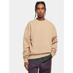 bequemes Urban Classics Herren Sweatshirt 460 g/m² mit Baumwolle Beige
