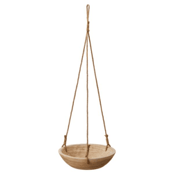 Decorative wooden bowl, round, for hanging, L, approx. 35cmD