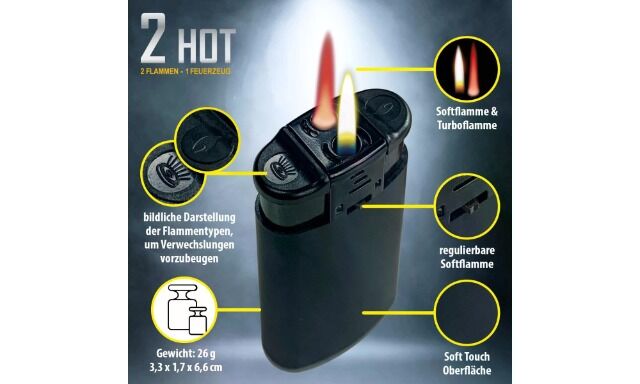 Feuerzeug 2in1 