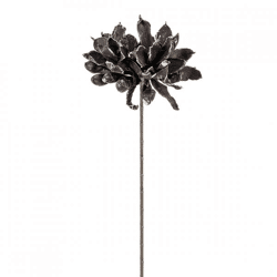 Schaumstoff Kunstblume Lisa schwarz 90 cm