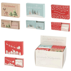 Geldgeschenk Box Weihnachten, 4/s, 
