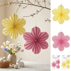 Hänger Blume Honeycomb, 2/s, 3er Set, ca.30cmD