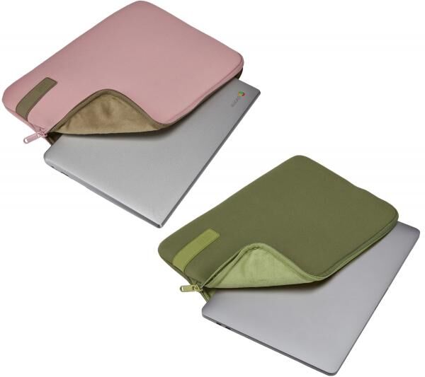 Hochwertige Case Logic MacBook Pro-H&uuml;lle mit Memory-Schaum Laptop-Schutzh&uuml;lle Laptop-Sleeve 13 Zoll Oliv-Gr&uuml;n oder Rosa