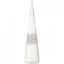 J-Line kerstboom glas Sugar 42 cm
