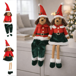 Kantenhocker Dackel Weihnachten, 2/s, ca. 60cmH