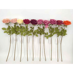 Artificial Flower, Rose Spray, 4/set, approx. 59 cm H