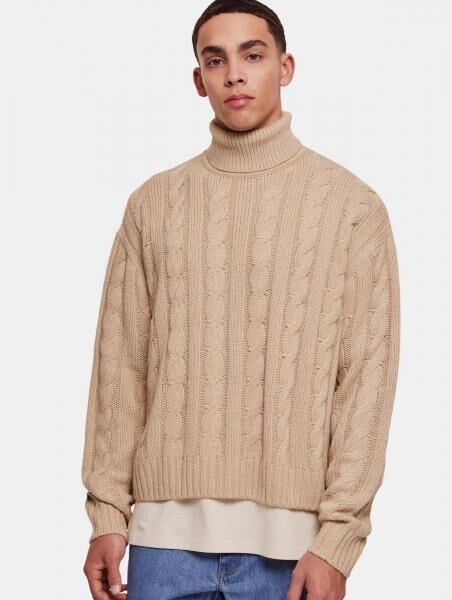 l&auml;ssiges Urban Classics Herren Sweatshirt Oversize 3 g/m&sup2; Beige