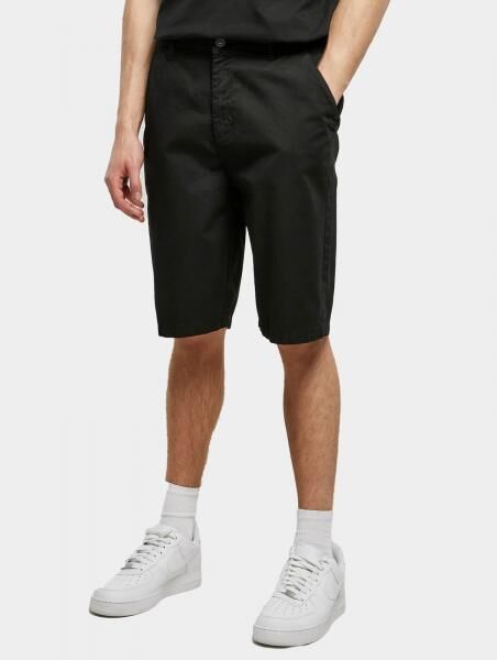 leichte Urban Classics Herren Shorts Rei&szlig;verschluss Taschen 320 g/m&sup2; mit Baumwolle Schwarz