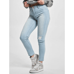 moderne Urban Classics Damen Jeans Skinny Fit Stretch Denim mit Baumwolle Blau
