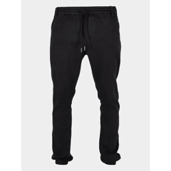 moderne URBAN CLASSICS Herren Jeans Stretch Kordelzug Taschen mit Baumwolle Schwarz