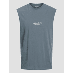modernes Jack & Jones Herren T-Shirt mit Baumwolle Blau