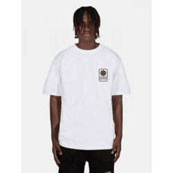 modernes Lost Youth Herren T-Shirt Oversize 240 g/m² mit Baumwolle Weiß