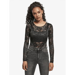 modernes URBAN CLASSICS Damen Longsleeve Stretch 140 g/m² Schwarz