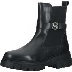 Stylish SCAPA Women's Slip-On Ankle Boots 21/6685 900 Black