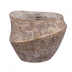 PTMD bloempot Rishell XL bronskleurig 27 cm
