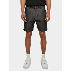 sommerliche Urban Classics Herren Shorts Taschen gesteppt mit Baumwolle Schwarz