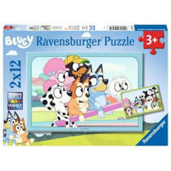 Spaß mit Bluey - Puzzle - 2 x 12 Teile