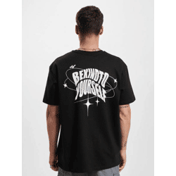 sportliches DEF Herren T-Shirt Oversize 240 g/m² mit Baumwolle Schwarz