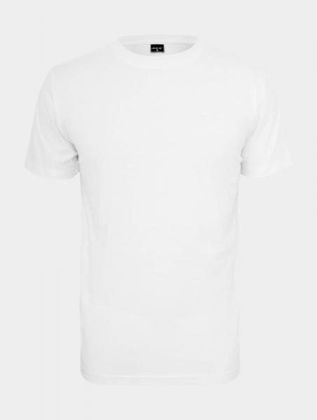 sportliches Mister Tee Herren T-Shirt 180 g/m&sup2; mit Baumwolle Wei&szlig;