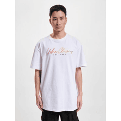 sportliches Urban Classics Herren T-Shirt Oversize 220 g/m² mit Baumwolle Weiß