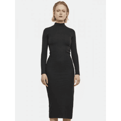 stilvolles URBAN CLASSICS Damen Kleid Schwarz