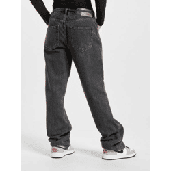 stylische Only Damen Jeans Straight Fit mit Baumwolle Anthrazit