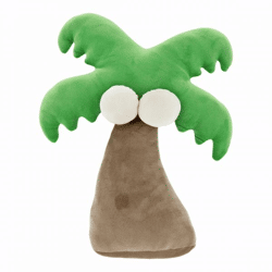 Unique Living Kissen „Tropic Icons“ mit Kokospalmenmotiv, 40 cm