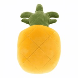 Unique Living Kissen „Tropic Icons“ in Ananasgelb, 35 cm
