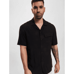 vielseitiges Urban Classics Herren Polo-Shirt Taschen 115 g/m² Schwarz