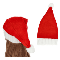 Weihnachtsmütze Strick, lang ca. 46cmL