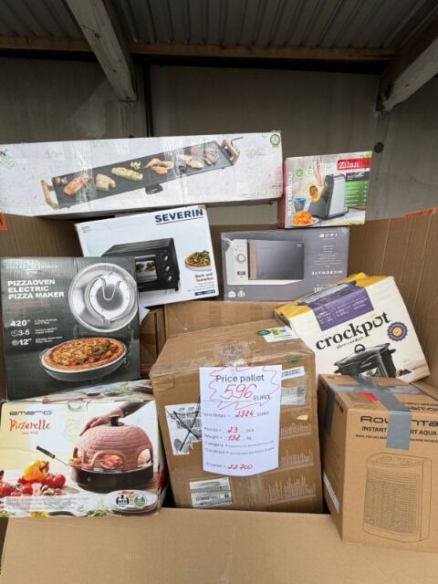 Amazon Return Pallet - Grade B Mixed Electronics, Kitchen Appliances & Household Appliances | 38 Items | 246 kg
