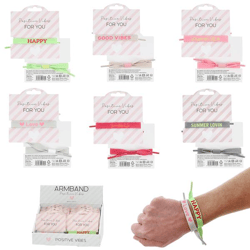 Armband Positive Vibes, 6/s