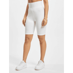 bequeme Urban Classics Damen Shorts Stretch 270 g/m² mit Baumwolle Weiß