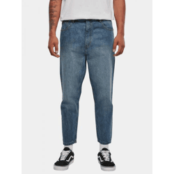 bequeme Urban Classics Herren Jeans Reißverschluss Taschen 370 g/m² mit Baumwolle Blau