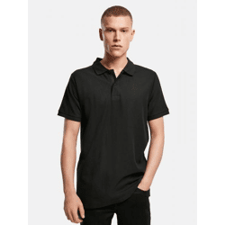 bequemes Build Your Brand Herren T-Shirt 220 g/m² mit Baumwolle Schwarz